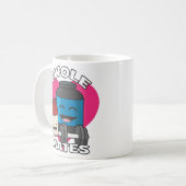 SWOLEMATES Grappige Bodybuilding Eiwit Shake Koffiemok (Voorkant links)