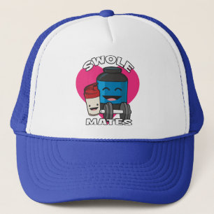 SWOLEMATES Grappige Bodybuilding Eiwit Shake Trucker Pet