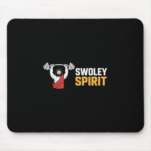 Swoley Spirit Bodybuilding Workout Geloof Muismat (Voorkant)