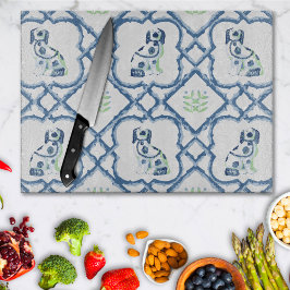 Swoon Staffordshire Dogs Trellis Slate and Green Snijplank