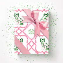 Swoon Staffordshire Honden Trellis Roze en Groen