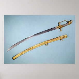 Swoord van het directoraat-generaal aan Napoleon I Poster