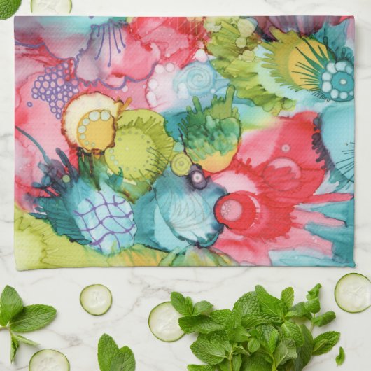 Swoosh Doodle Kitchen Towel Theedoek (Gevouwen)