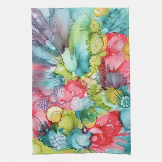 Swoosh Doodle Kitchen Towel Theedoek (Verticaal)