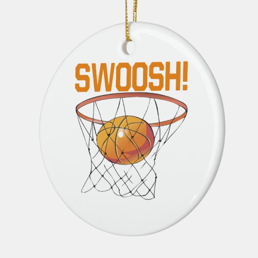 Swoosh Keramisch Ornament (Links)