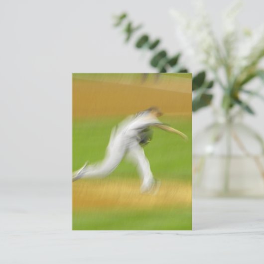 Swoosh Pitch Briefkaart (Staand voorkant)