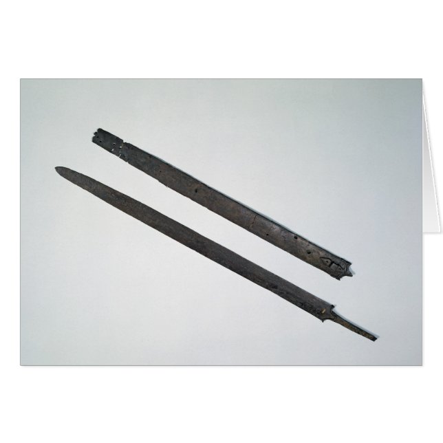 Sword and sheath uit La Tene, Zwitserland (Voorkant Horizontaal)