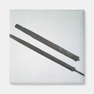 Sword and sheath uit La Tene, Zwitserland Magneet