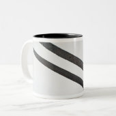 Sword and sheath uit La Tene, Zwitserland Tweekleurige Koffiemok (Voorkant links)