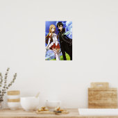 Sword Art Online Asuna e Kirito Poster (Keuken)