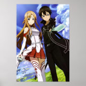 Sword Art Online Asuna e Kirito Poster (Voorkant)