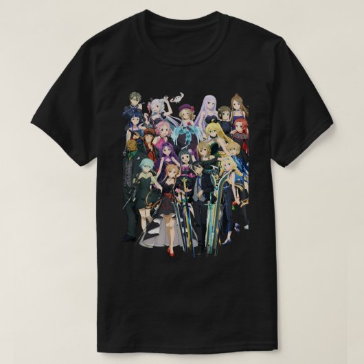 Sword Art Online Series T-shirt (Design voorkant)