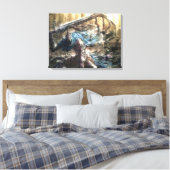 Sword art Premium Wrapped Canvas (gloss) Afdruk (Insitu (Slaapkamer))