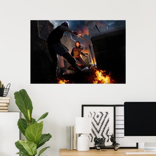Sword Ascant - Middelgroot Poster (Thuiskantoor)
