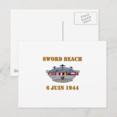 Sword Beach Briefkaart (Voorkant / Achterkant)