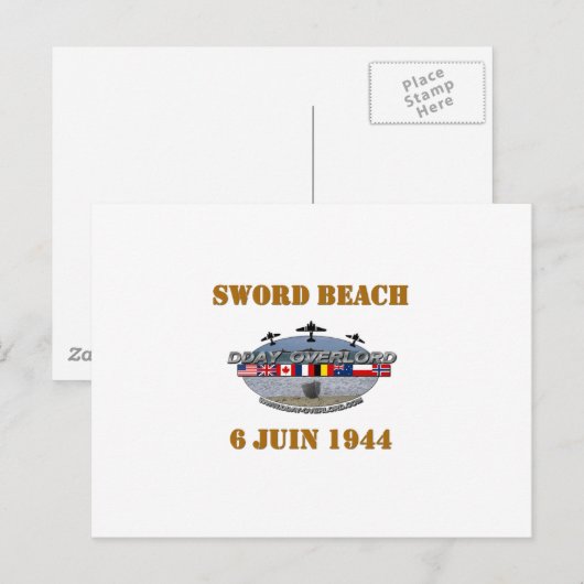 Sword Beach Briefkaart (Voorkant / Achterkant)