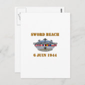 Sword Beach Briefkaart (Voorkant / Achterkant)