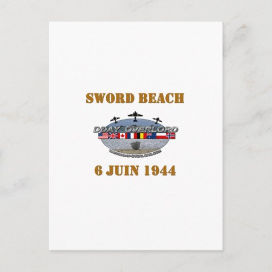 Sword Beach Briefkaart (Voorkant)