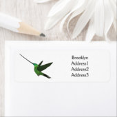 Sword-bulgvogel cartoon illustratie etiket (Insitu)