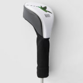 Sword-bulgvogel cartoon illustratie golfheadcover (Schuin)