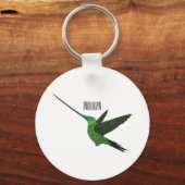 Sword-bulgvogel cartoon illustratie sleutelhanger (Voorkant)