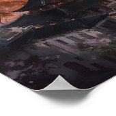 Sword City - Mystieke Fantasy Art Design Poster (Hoek)