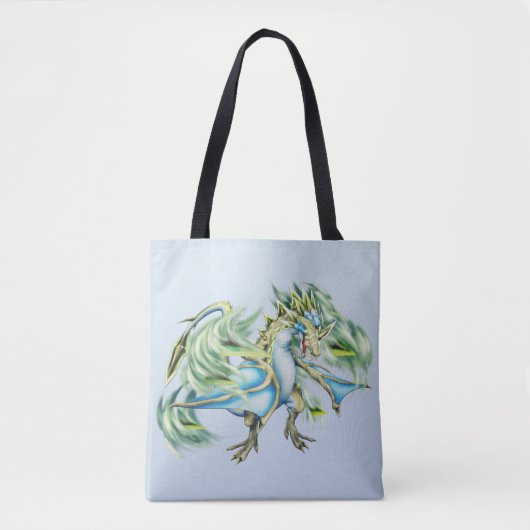 Sword dragon tote bag (Voorkant)