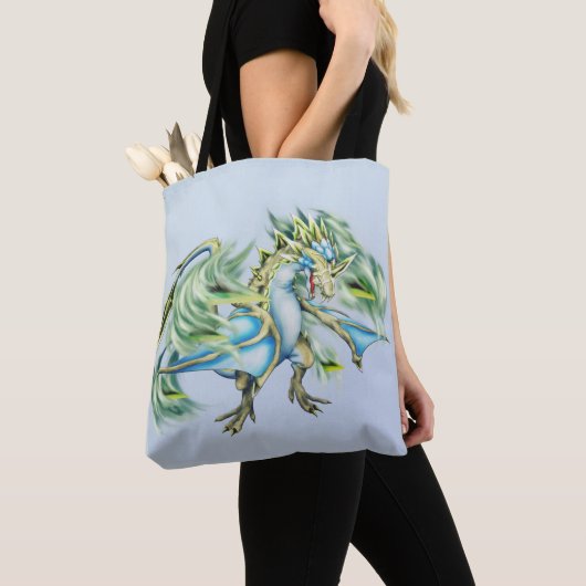 Sword dragon tote bag (Dichtbij)