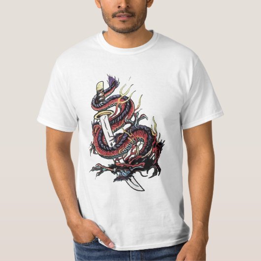 Sword en Dragon T-shirt (Voorkant)