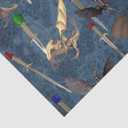 Sword en Dragon Tissuepapier (Detail)