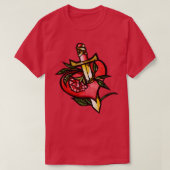 Sword en hart t-shirt (Design voorkant)