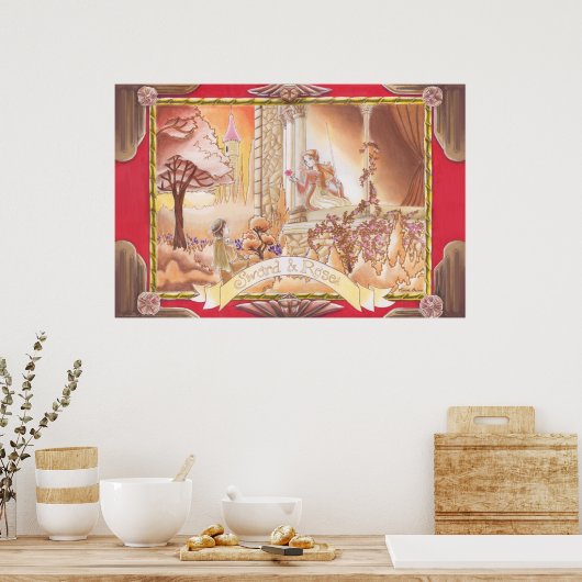 Sword en Roos Poster (Keuken)