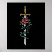 Sword en Roos Poster (Voorkant)