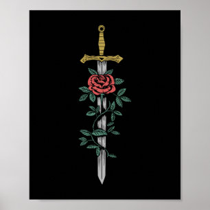 Sword en Roos Poster