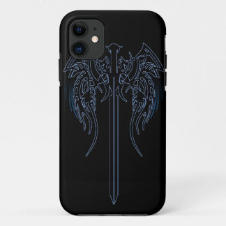 Sword en wings tribale geweldige kunstfan van tatt iPhone 11 hoesje