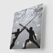 Sword Fight Vierkante Klok (Hoek)