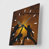 Sword Fighters Vierkante Klok (Hoek)