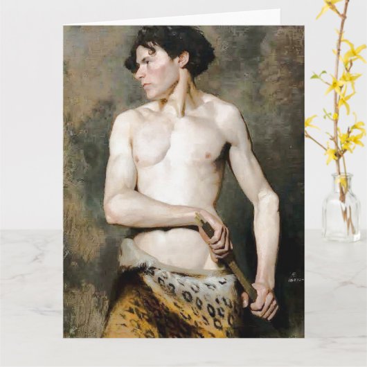 Sword Fine Art Groeten Kaart (Gele Bloem)