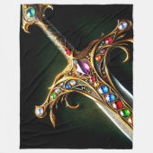 Sword Fleece Deken (Voorkant)