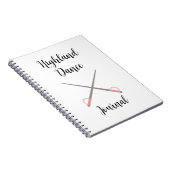 Sword Highland Dance Journal Notitieboek (Rechterzijde)