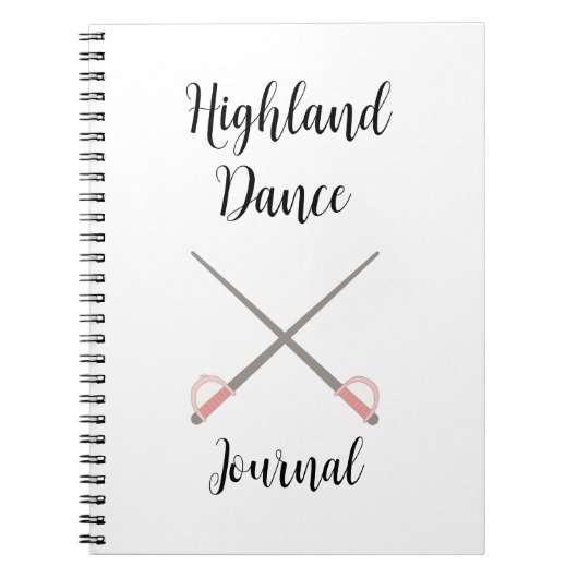 Sword Highland Dance Journal Notitieboek (Voorkant)