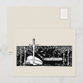 Sword in de steen briefkaart (Voorkant / Achterkant)