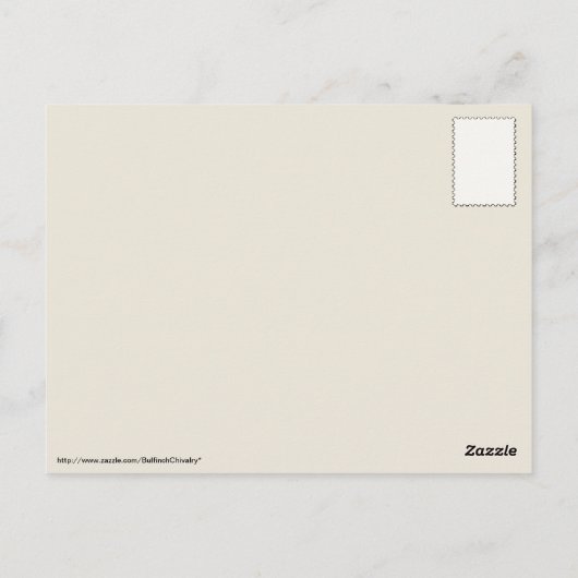 Sword in de steen briefkaart (Achterkant)