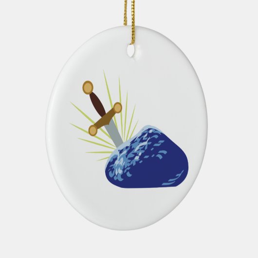 Sword in steen keramisch ornament (Rechts)