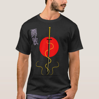 Sword japanese katana t-shirt