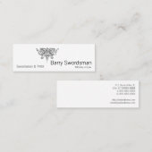 Sword of Justice (met Scales) Mini Visitekaartje (Voorkant / Achterkant)