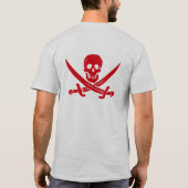 Sword Pirate Jolly Roger T-Shirt (Achterkant)