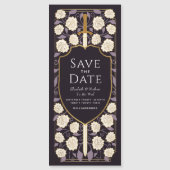 Sword & Schilder Medieval Fantasy Sparen de Datum Magnetische Uitnodiging (Voorkant)