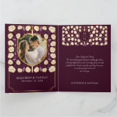 Sword & Shield Medieval Fantasy Monogram Weddensch Bedankkaart (Binnen)