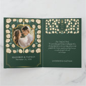 Sword & Shield Medieval Fantasy Monogram Weddensch Bedankkaart (Binnen)